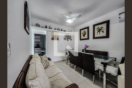Sala de apartamento para alugar com 2 quartos, 92m² em Ponta da Praia, Santos