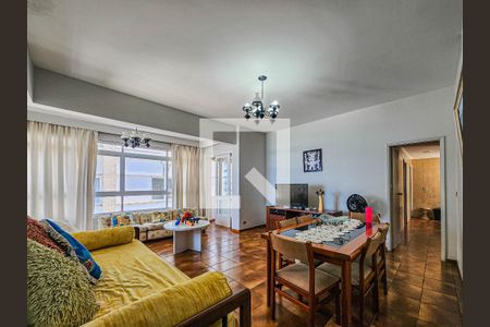 Sala de apartamento para alugar com 2 quartos, 77m² em Aparecida, Santos