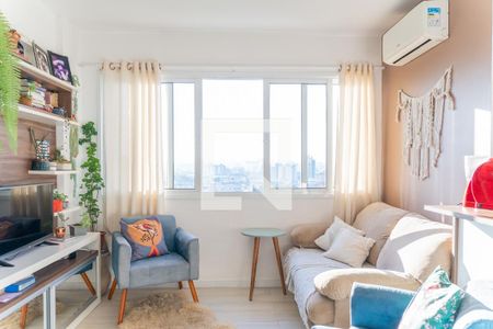 Sala de apartamento à venda com 2 quartos, 53m² em Azenha, Porto Alegre