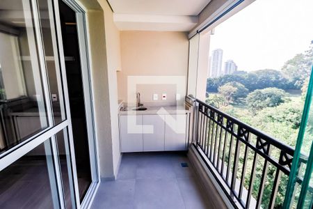 Varanda da Sala de apartamento para alugar com 2 quartos, 60m² em Vila Suzana, São Paulo