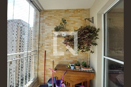 Varanda Gourmet de apartamento à venda com 3 quartos, 72m² em Usina Piratininga, São Paulo