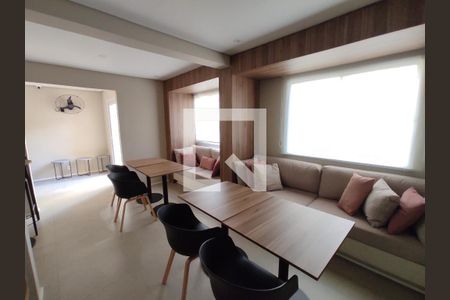 Área comum - Salão de festas de apartamento para alugar com 1 quarto, 26m² em Bom Retiro, São Paulo