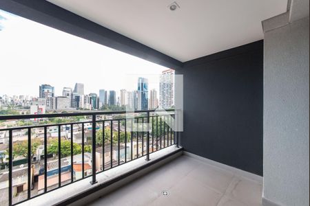 Varanda de kitnet/studio para alugar com 1 quarto, 33m² em Vila Cordeiro, São Paulo
