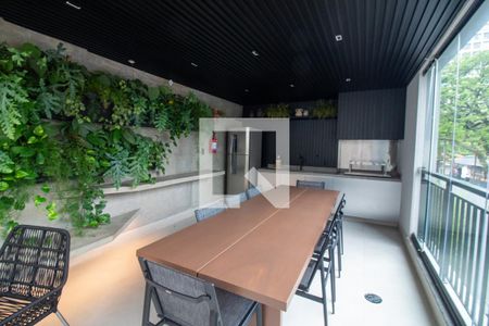 Studio para alugar com 33m², 1 quarto e sem vaga Studio para alugar com 33m², 1 quarto e sem vagaÁrea comum - Churrasqueira