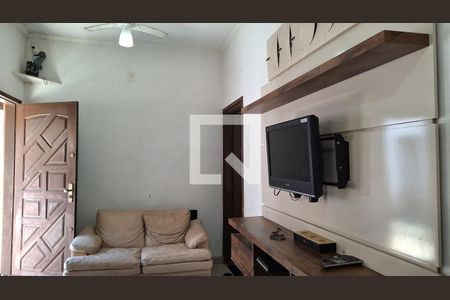 Sala de casa de condomínio para alugar com 2 quartos, 209m² em Vila Tupi, Praia Grande