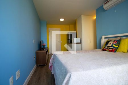 Sala/Cozinha de kitnet/studio para alugar com 1 quarto, 50m² em Barra da Tijuca, Rio de Janeiro