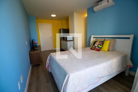 Sala/Cozinha de kitnet/studio para alugar com 1 quarto, 50m² em Barra da Tijuca, Rio de Janeiro