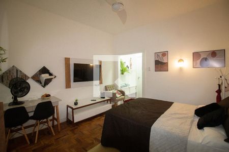 Sala/Quarto de apartamento para alugar com 1 quarto, 21m² em Copacabana, Rio de Janeiro