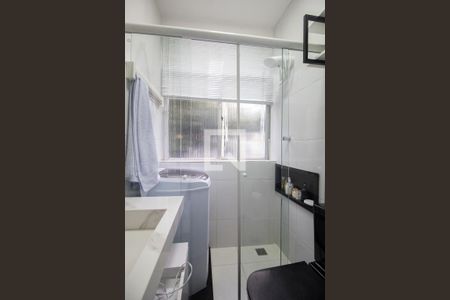 Banheiro social - box de apartamento para alugar com 1 quarto, 21m² em Copacabana, Rio de Janeiro