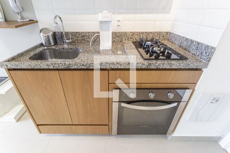 Sala/Cozinha de apartamento para alugar com 1 quarto, 31m² em Moema, São Paulo