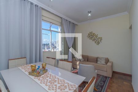 Sala de apartamento à venda com 3 quartos, 140m² em Silveira, Belo Horizonte