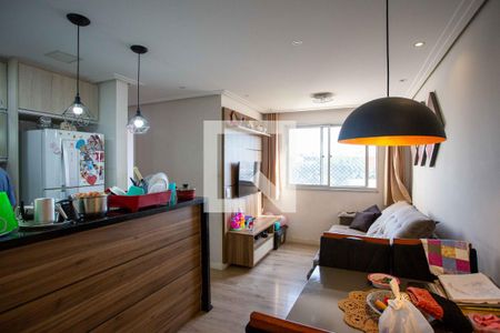 Sala de apartamento à venda com 3 quartos, 54m² em Canhema, Diadema