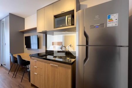 Cozinha de kitnet/studio à venda com 1 quarto, 25m² em Vila Mariana, São Paulo