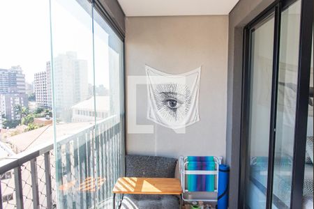 Apartamento para alugar com 23m², 1 quarto e sem vagaVaranda