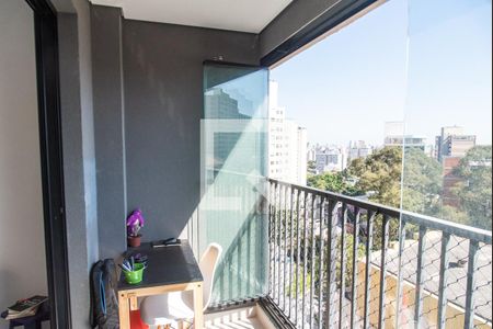 Apartamento para alugar com 23m², 1 quarto e sem vagaVaranda