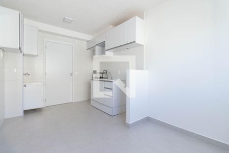 Sala - cozinha - Área de serviço de apartamento para alugar com 2 quartos, 33m² em Cambuci, São Paulo