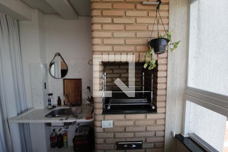 Varanda gourmet de apartamento para alugar com 3 quartos, 98m² em Santa Mônica, Uberlândia