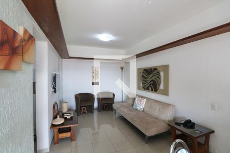 Sala de apartamento para alugar com 1 quarto, 93m² em Pitangueiras, Guarujá