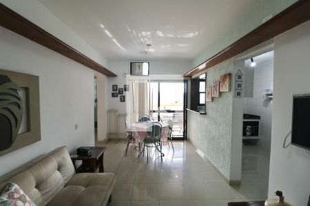 Sala de apartamento para alugar com 1 quarto, 93m² em Pitangueiras, Guarujá