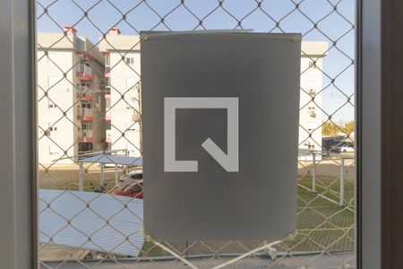 Apartamento para alugar com 63m², 3 quartos e 1 vagaPlaquinha instalada na janela do imóvel