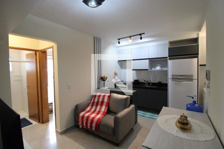Sala / Cozinha de apartamento para alugar com 2 quartos, 44m² em Jardim São Paulo, São Paulo