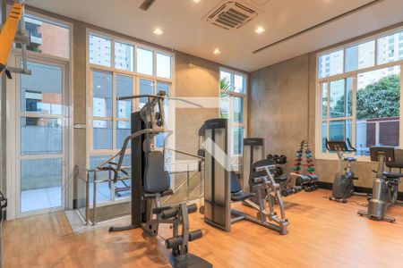 Apartamento para alugar com 38m², 1 quarto e 1 vaga Apartamento para alugar com 38m², 1 quarto e 1 vagaÁrea comum - Academia