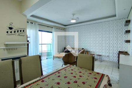 Sala de apartamento para alugar com 2 quartos, 90m² em Caiçara, Praia Grande