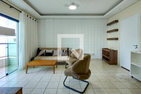 Sala de apartamento para alugar com 2 quartos, 90m² em Caiçara, Praia Grande