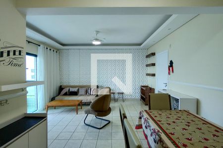 Sala de apartamento para alugar com 2 quartos, 90m² em Caiçara, Praia Grande