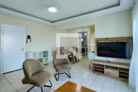 Sala de apartamento para alugar com 2 quartos, 90m² em Caiçara, Praia Grande