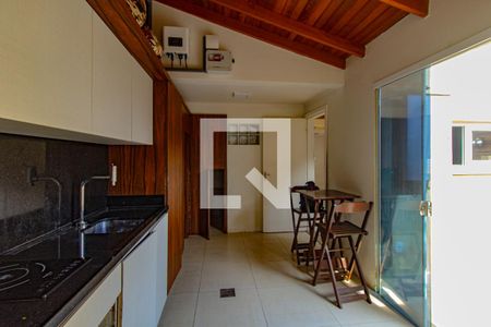 Área gourmet de casa de condomínio para alugar com 3 quartos, 98m² em Mato Grande, Canoas