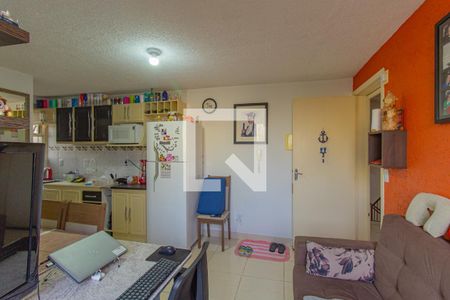 Sala de apartamento à venda com 2 quartos, 42m² em Mato Grande, Canoas