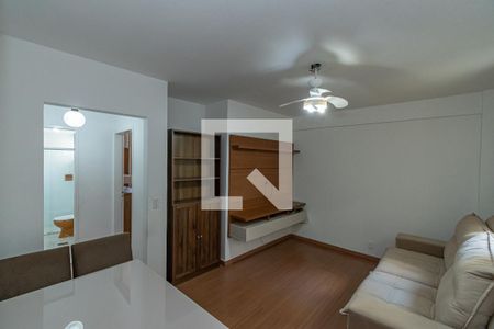 Sala de Estar/Jantar  de apartamento à venda com 1 quarto, 45m² em Botafogo, Campinas