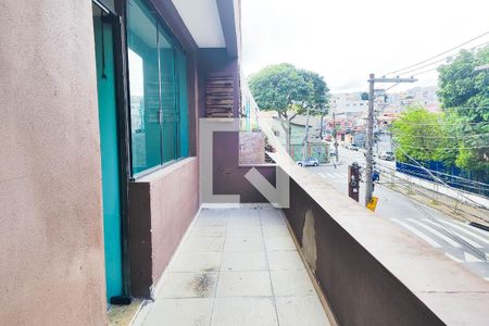 Varanda da Sala de apartamento para alugar com 1 quarto, 60m² em Utinga, Santo André