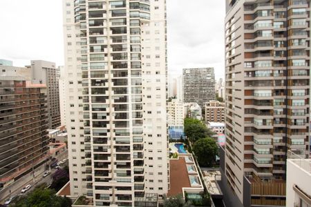 Vista da Sala de apartamento à venda com 1 quarto, 46m² em Vila Nova Conceição, São Paulo