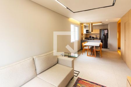 Sala de apartamento à venda com 1 quarto, 46m² em Vila Nova Conceição, São Paulo