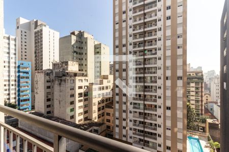 Varanda - Vista de apartamento para alugar com 1 quarto, 27m² em República, São Paulo