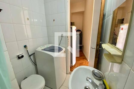 Banheiro de kitnet/studio para alugar com 1 quarto, 28m² em Centro, Rio de Janeiro