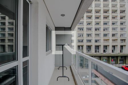 1 Varanda de kitnet/studio para alugar com 1 quarto, 50m² em Centro Histórico de São Paulo, São Paulo