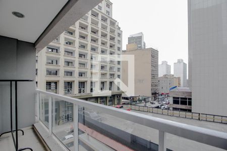 2 Varanda de kitnet/studio para alugar com 1 quarto, 50m² em Centro Histórico de São Paulo, São Paulo