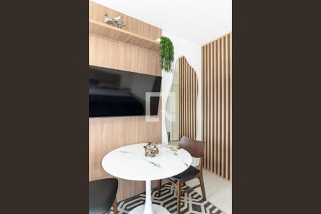 Sala-Quarto de apartamento à venda com 1 quarto, 27m² em Indianópolis, São Paulo