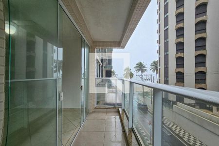 Varanda de apartamento para alugar com 3 quartos, 100m² em Vila Luis Antonio, Guarujá