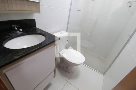 Banheiro do Quarto 1 de apartamento para alugar com 2 quartos, 54m² em Jardim Sul, Uberlândia