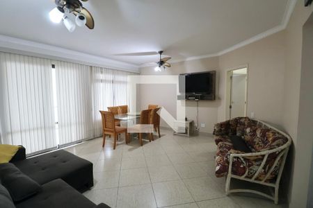 Sala de apartamento para alugar com 3 quartos, 115m² em Tortuga, Guarujá