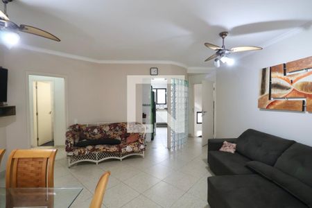 Sala de apartamento para alugar com 3 quartos, 115m² em Tortuga, Guarujá