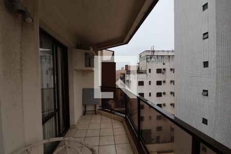 Varanda de apartamento para alugar com 3 quartos, 115m² em Tortuga, Guarujá