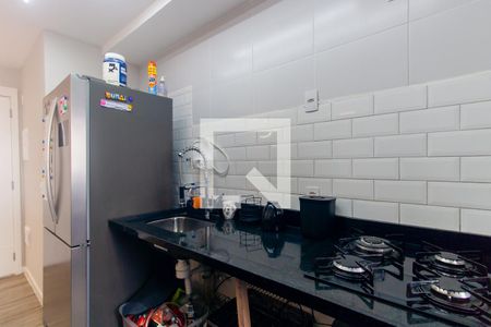 Cozinha de apartamento à venda com 2 quartos, 62m² em Jardim Independência, São Paulo
