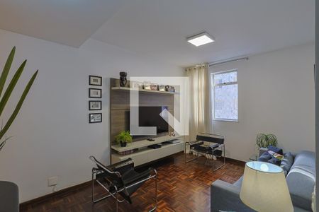 Sala  de apartamento à venda com 3 quartos, 90m² em Santo Antônio, Belo Horizonte