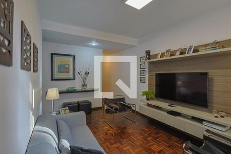 Sala  de apartamento à venda com 3 quartos, 90m² em Santo Antônio, Belo Horizonte