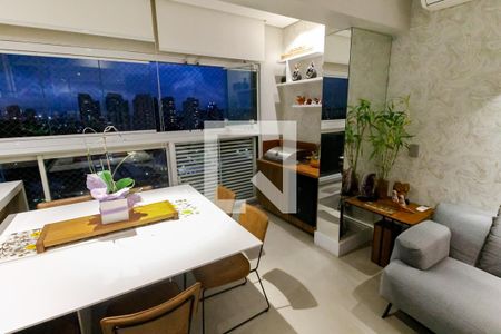 Detalhe Sala de apartamento à venda com 3 quartos, 109m² em Panamby, São Paulo